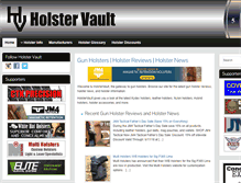 Tablet Screenshot of holstervault.com
